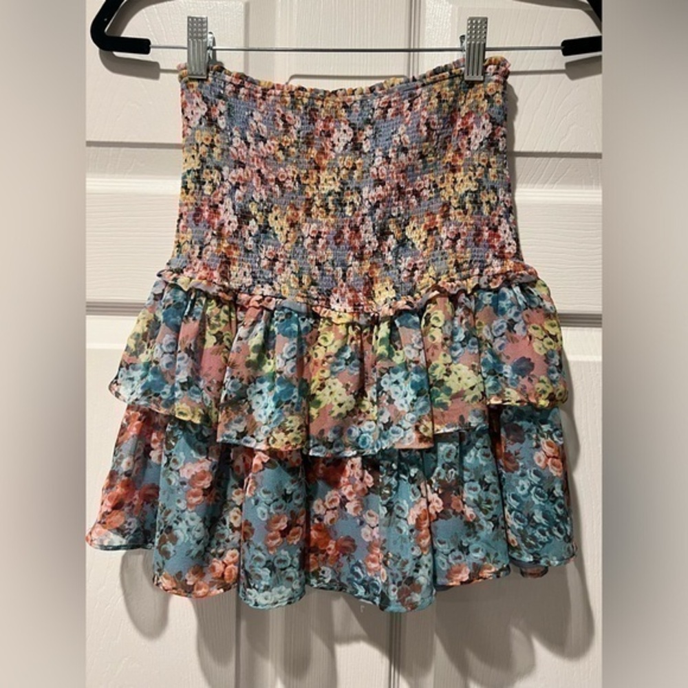 ALLISON FLORAL SKIRT SIZE XS